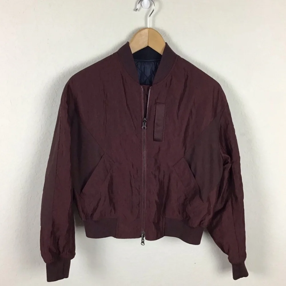 Vince Bomber Jacket Reversible Full Zip
